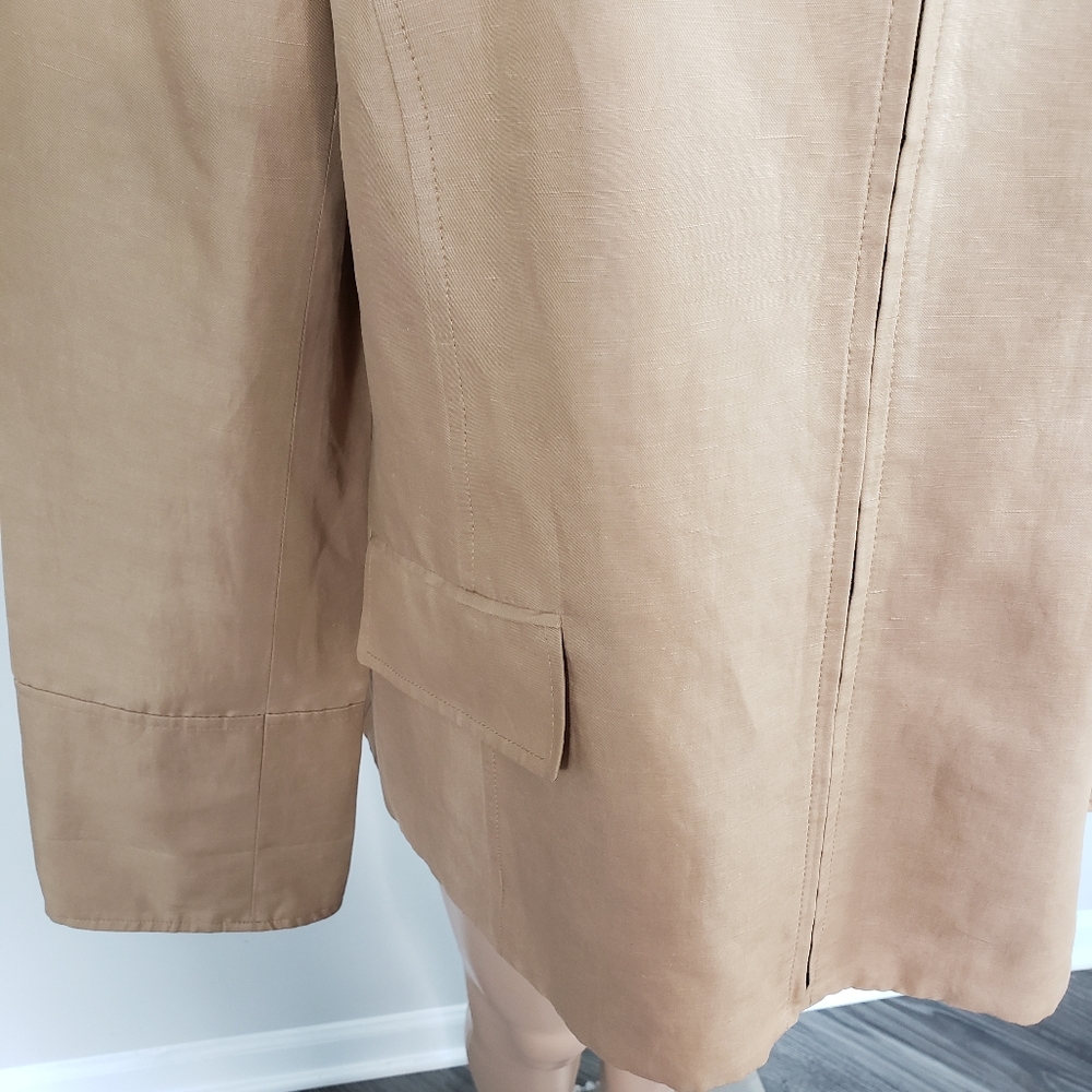 Lafayette 148 New York linen blend jacket size 12 - Picture 5 of 10